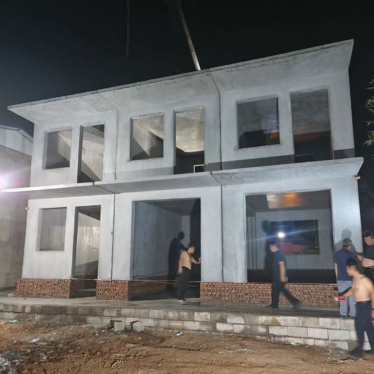 批发水泥房成品混凝土预制房农村自建房装配式房屋集装箱房钢结构 -