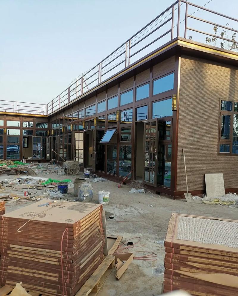 可以移动的精装钢结构小房屋#装配式建