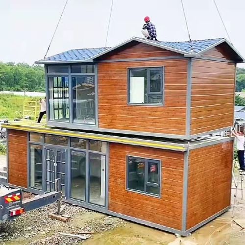 装配式房子活动板房钢架房一整套永久最新款钢结构房屋二层户外