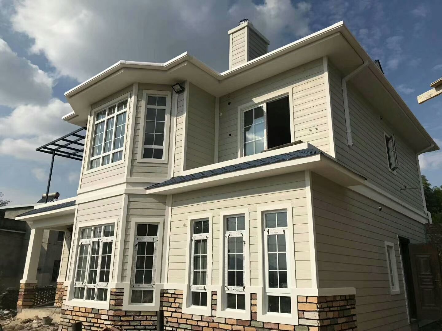 装配式钢结构建筑助力乡村旅游——合肥杜集鸟岛景区仿古风格.