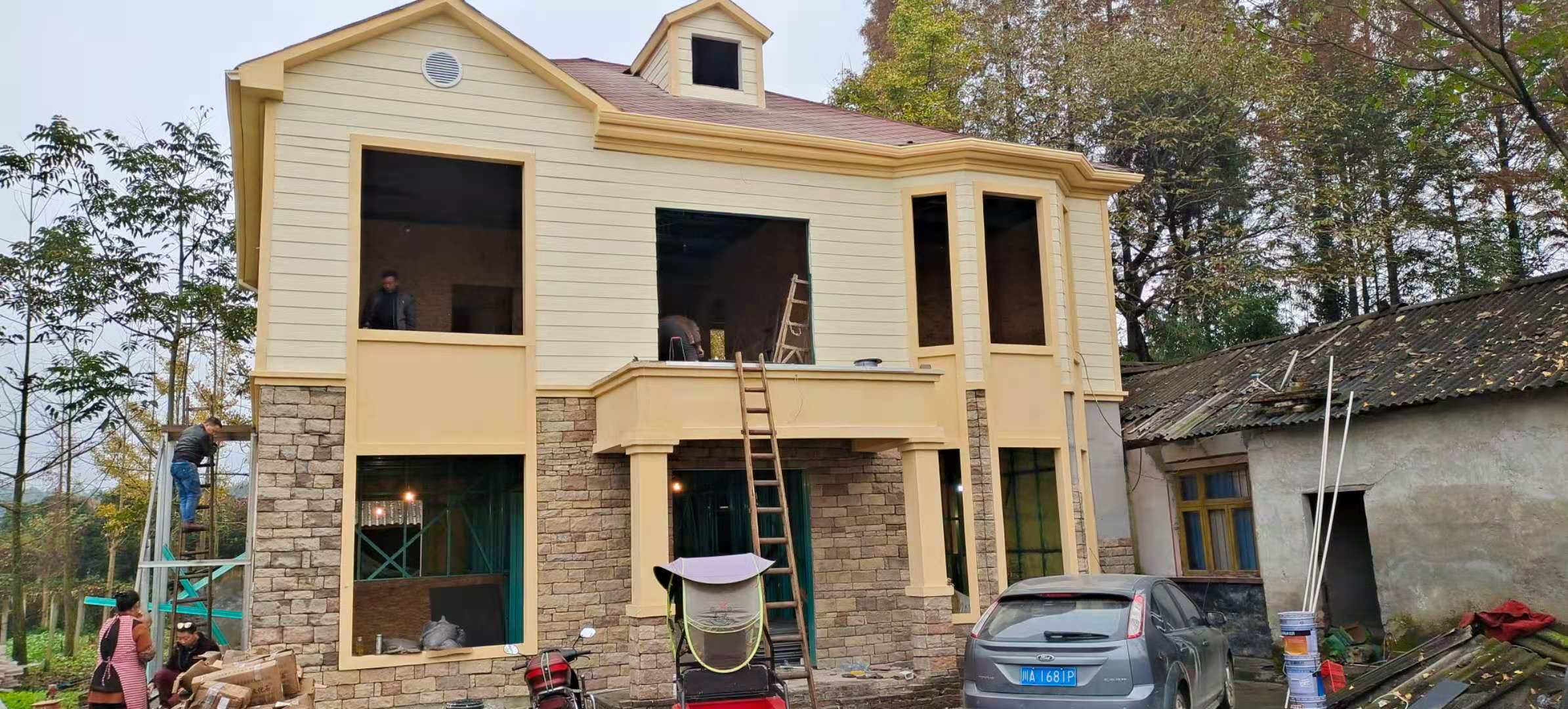 四川别墅材料 成都重钢别墅生产厂家 钢结构房屋 装配式建筑 重钢别墅