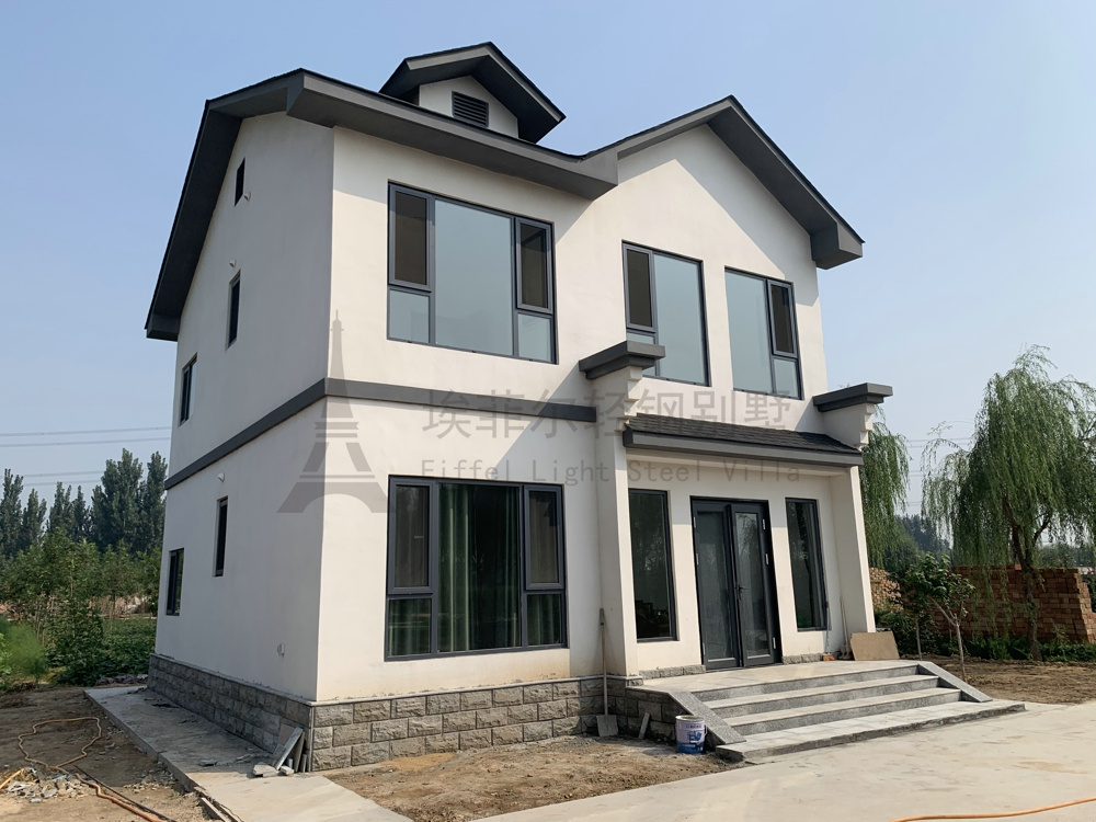 轻钢结构别墅房钢结构厂房农村自建房装配式组装