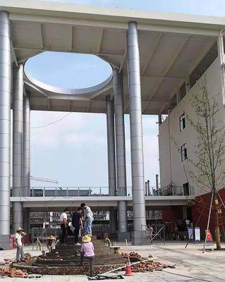 卓达绿色装配式建筑房屋工厂承建的安康高新区实验小学建成